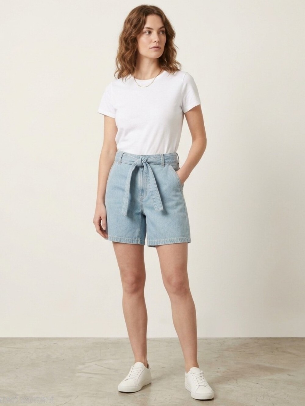 Tommy Hilfiger High Rise Denim Short Size 14 New